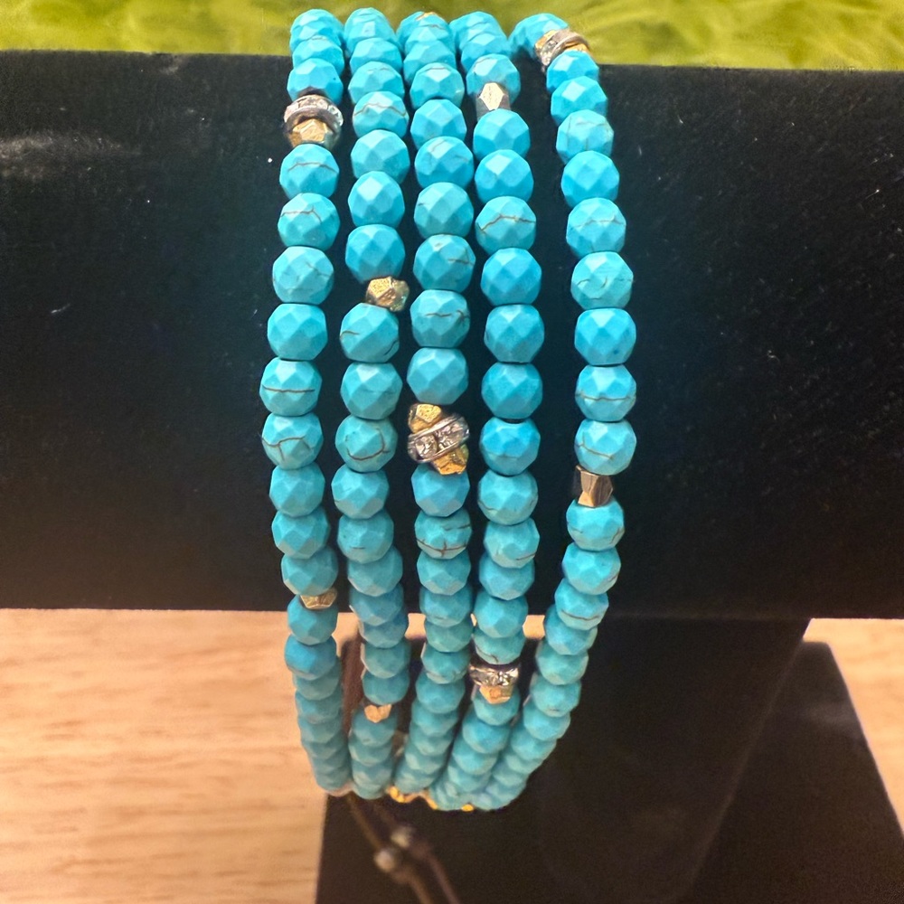 Turquoise Beaded Bracelet